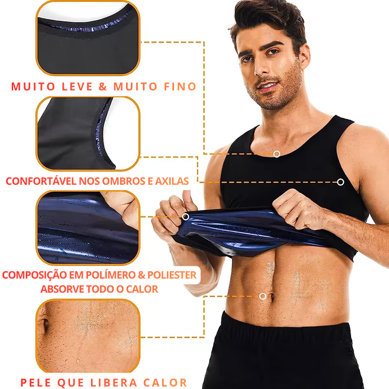 COLETE DE EXERCÍCIOS COM EFEITO SAUNA - ALLWAYSFIT